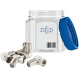 Zed Electronic elektronski F-konektor kotni, pakiranje 50 kosov - FKK/50 | Shoptok.si