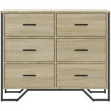  Komoda boja hrasta sonome 91x35,5x74,5 cm konstruirano drvo | shoptok.hr