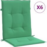  Jastuci za vrtne stolice 6 kom zeleni 100x50x3 cm od tkanine | shoptok.hr