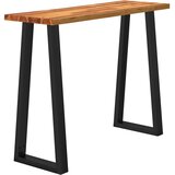  Konzolni stol sa živim rubom 110x35x80 cm masivno drvo bagrema | Eponuda.com