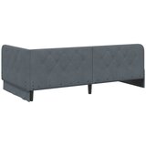  Kutni okvir kreveta Tamno siva 90 x 190 cm Baršun | shoptok.hr