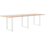  Noge za blagovaonski stol U-oblik 3 kom Bijele 70 x (72-73) cm Čelik | shoptok.hr