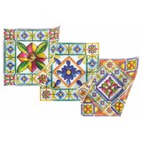 VDE Tivoli 1996 Plastični pogrinjeki v kompletu 6 kos 37x37 cm Costiera - Villa d'Este Cene