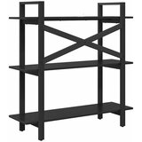  Polica Crni hrast 100 x 33,5 x 102 cm Konstruirano drvo | Eponuda.com