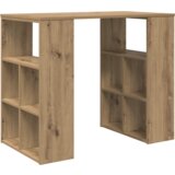 vidaXL Kotna miza Trdi hrast Inženirski les Srednja Elegantna | Shoptok.si