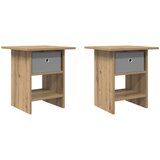  Noćni ormarić s ladicama 2 pcs Umjetnički hrast 41 x 40 x 45 cm | Eponuda.ba