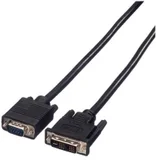 VGA / DVI priključni kabel VGA 15-polni vtič\, DVI-A 12+5-polni vtič 2.00 m črna 11.99.5420 lahko se privije VGA kabel, (20417623)