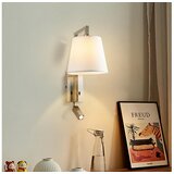  Brilagi - LED zidna lampa RAYA 1xE14/40W/230V + LED/3W bela/mat hrom | Eponuda.com