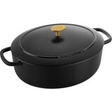 Ballarini BELLAMONTE Oval cast iron pot 4.5 ltr, black | shoptok.hr
