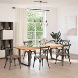  Noge za blagovaonski stol V-oblika 2 kom antracit 100 x (72-73,3) cm čelik | shoptok.hr