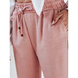 DStreet Spodnie damskie materiałowe wide leg LINESSA różowe | Shoptok.si
