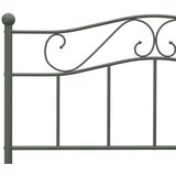  Za krevet sivi metalni 120 x 200 cm | shoptok.hr