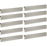 Profil za rubove vrta 10 kom. 100 x 5 x 15 cm Nehrđajući čelik | shoptok.hr