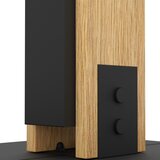 Eglo podna lampa Layham 43471, 4x E27, visina 127,5 cm, opaljeno drvo i crna | shoptok.hr