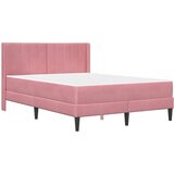  Okvir za krevet s madracem Ružičasta 120 x 190 cm Baršun | shoptok.hr