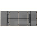  Vrtni stol sa staklenom pločom bež 190 x 80 x 75 cm poliratan | shoptok.hr