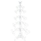  Metalna božićna jelka KUOPIO 150 cm čelik White Slike