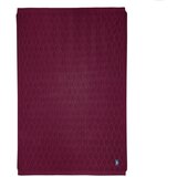 Tommy Hilfiger dekorativna odeja 130/170 cm vinsko rdeča Cene