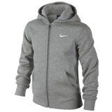 Nike Brushed Fleece Fullzip Hoodie Grey Junior Siva Cijene