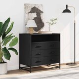  Ormar s ladicama crni 70x41x70 cm izrađeno drvo | shoptok.hr