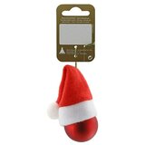  Okrasna krogla za božično drevo z božično kapico (Rdeča, Plastika, 1 kos) | Shoptok.si