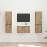  Set TV komoda 5 pcs Umjetnički hrast Konstruirano drvo | Shoptok.si
