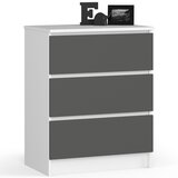 AKORD KOMODA K60 3SZ CLP BELO / SIVO, (21703269) Cene