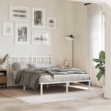  Metalno zamjensko uzglavlje bijelo 120 cm | shoptok.hr