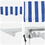  Okvir tende Modra in bela 250 x 200 cm Poliester s PU premazom, (5000206524) | Shoptok.si