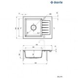 Deante sudopera zorba 58/SD/O zqz 711A | ePonuda.com