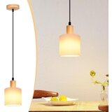 Nettlife Lesena viseča svetilka bela premer 173 cm E14 1 plamen vintage rustikalna kuhinjska hodniška svetilka iz blaga, (22122949) | Shoptok.si