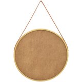 Zidno ogledalo s trakom 60 cm zlatno | Eponuda.com