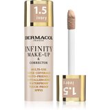 Dermacol Infinity visoko prekrivni tekoči puder SPF 15 odtenek 1.5 Ivory 20 g Cene