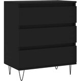  Komoda crna 60 x 35 x 70 cm od konstruiranog drva | Eponuda.com