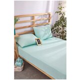 Mila Home Svetlo modra napenjalna bombažna rjuha 180x200 cm – Cene