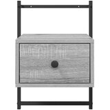  Noćni ormarić zidni boja hrasta 35x30x51 cm konstruirano drvo | shoptok.hr