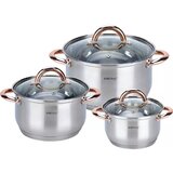 Shumee jekleni lončki 6 element kinghoff rosegold KH-1761, (21385465) Cene