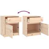  Noćni ormarić 40 x 31 x 50 cm od masivne borovine | shoptok.hr