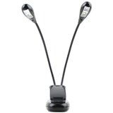  Led lampa, fleksibilna sa 2 lampe, za stalak, note + USB kablic napajanje Cene'.'