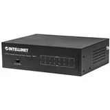 Intellinet 8-Port Gigabit Ethernet PoE+ Switch, IEEE 802.3at/af Power over Ethernet (PoE+/PoE) Compliant, 60 W, Desktop, Box