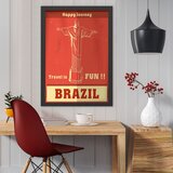 Wallity Uokvirena slika Brazil, 35x45 cm | Eponuda.ba