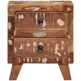  Noćni ormarić 40x32x46 cm Obrađeno puno drvo | shoptok.hr