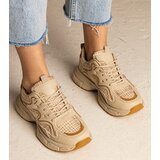 D/CEO marka niezdefiniowana Beige women's sports sneakers Maurita | ePonuda.com