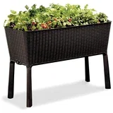 saksija za mini baštu Easy grow 120L, viski braon