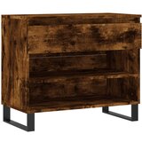 vidaXL Omarica za čevlje dimljeni hrast 70x36x60 cm inženirski les, (21025187) Cene