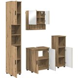  Set namještaja za kupaonicu 4 kom. Umjetnički hrast | shoptok.hr
