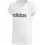 Adidas YG E LIN TEE Majica za djevojčice, bijela, veličina