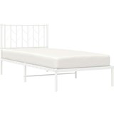 vidaXL Metalni okvir za krevet s uzglavljem bijeli 90x200 cm | shoptok.hr