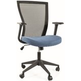  Uredska stolica Q-328 - Tkanina - plavo/crna | shoptok.hr
