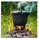 MULTIGARDEN Liveni gvozdeni kotlić 10l lovački lonac | ePonuda.com